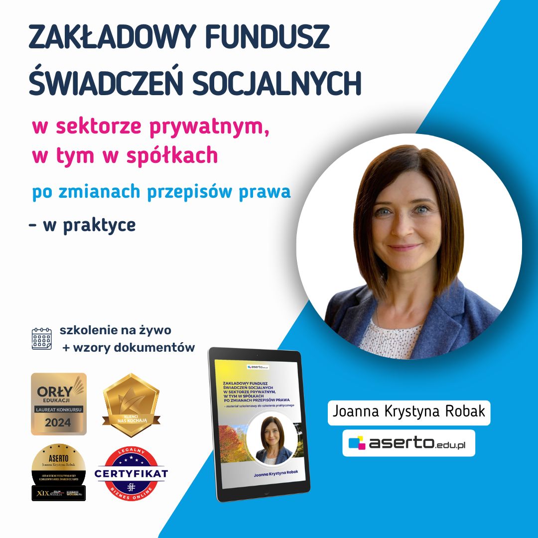 Zfśs szkolenie ogólne dla firm na żywo